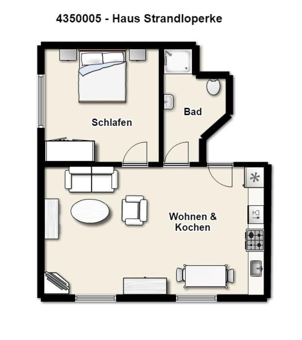 Hus Strandloperke Ferienwohnung 5 - image 19