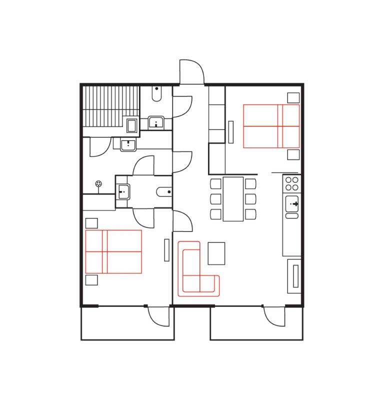 Two-Bedroom Apartment image 3