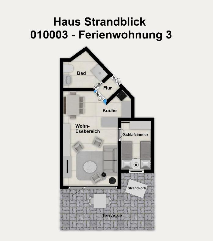 Haus Strandblick - Ferienwohnung 3 - image 5