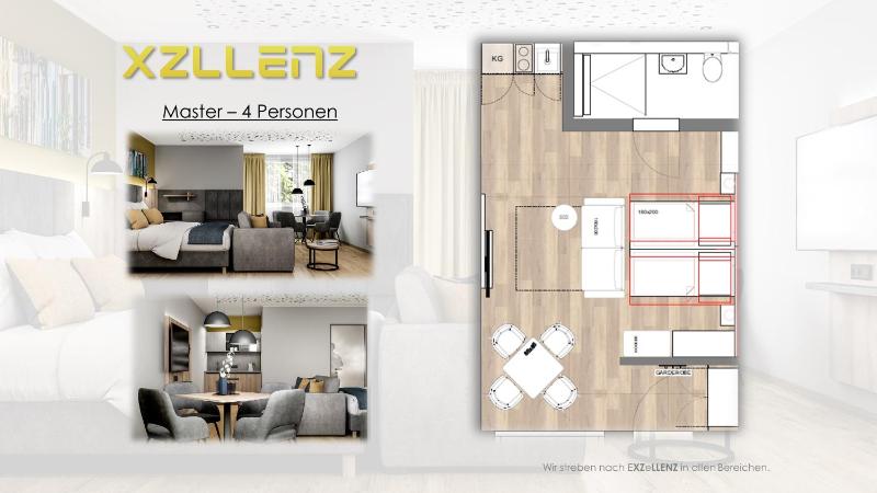 XZLLENZ Traum Studio-Apartment Frei-Parken U-Bahn Küche - image 23