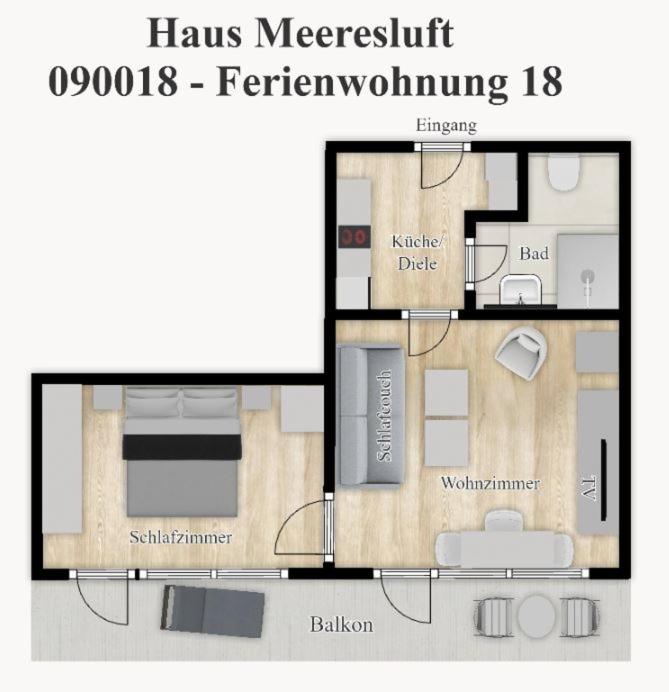 Haus Meeresluft - Ferienwohnung 18 - image 4