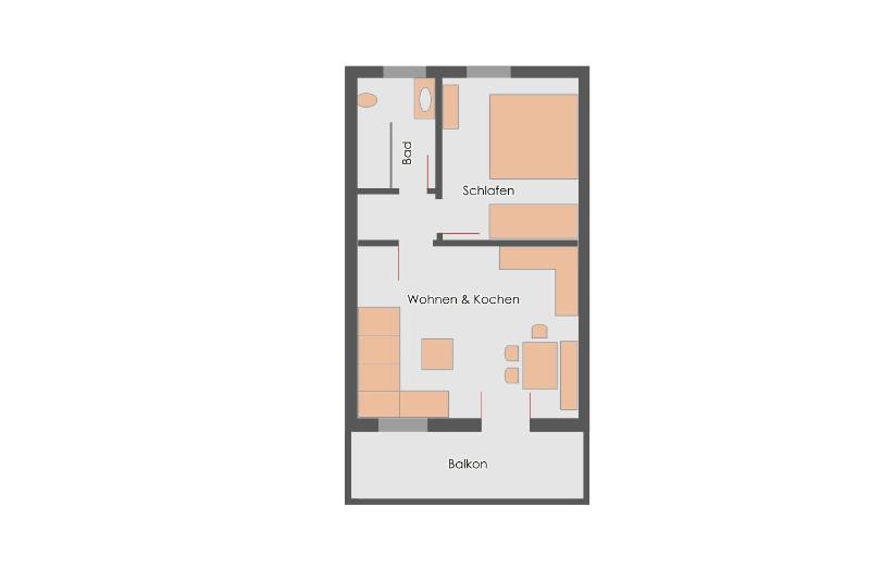 One-Bedroom Apartment image 2