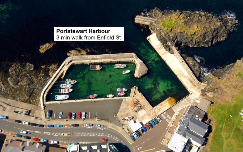 Enfield Street house behind Portstewart promenade with partial sea view from front 3 bed sleeps 7 Images