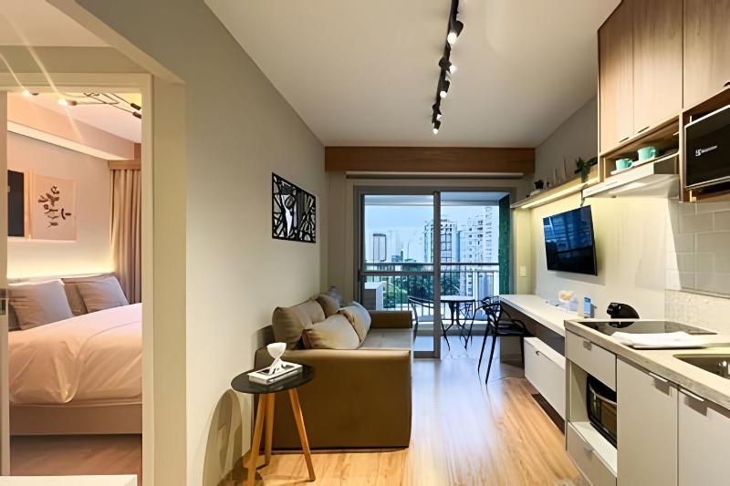 APTO 805 completo em Moema | A/C, Wi-fi e jacuzzi. Images