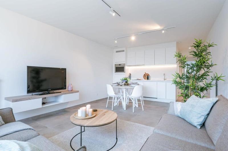 Bright apartment at the harbor of Ostend Images