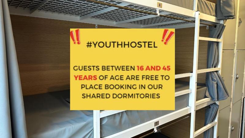 Bed in Mixed Dormitory Room for 4 People with Bathroom image 3