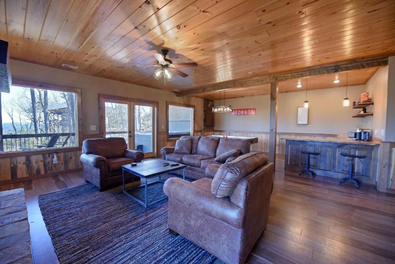 3BR Luxury Cabin • Hot Tub Game Room & Views - image 40