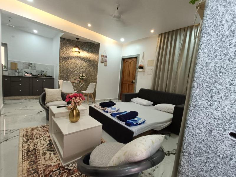 STAY & EXPLORE - Luxury Pool view 1 BHK with bathtub near Calangute Baga Beach - image 30