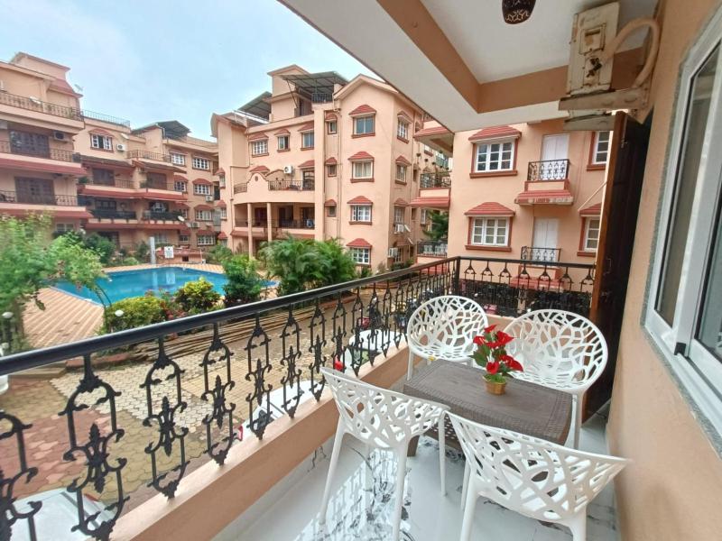 STAY & EXPLORE - Luxury Pool view 1 BHK with bathtub near Calangute Baga Beach - image 16
