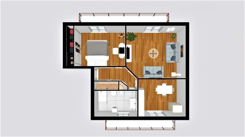 B042-Functional apartment with balcony Suquet Cannes - image 12