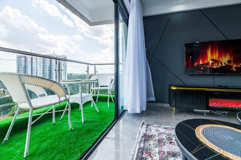 The Quiet One In Kileleshwa with a fireplace - image 5