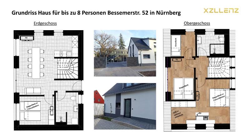 Xzllenz - 4 Schlafzimmer Zentral Parken U-Bahn 2 Bäder 4 Smart-TV optional Einzelbett - image 16