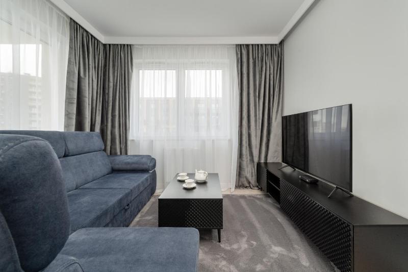 Luksusowy Apartament z 3 Sypialniami Klimatyzacją Parkingiem i Biurkiem we Wrocławiu by Renters Prestige - image 44