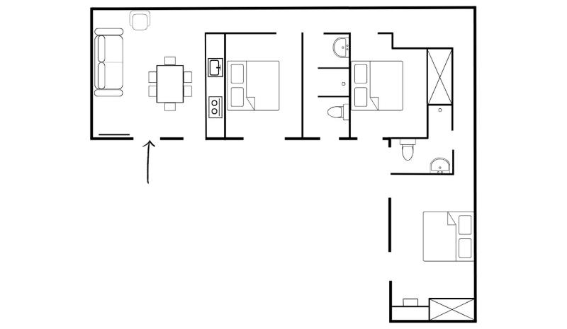 Three-Bedroom Apartment image 2