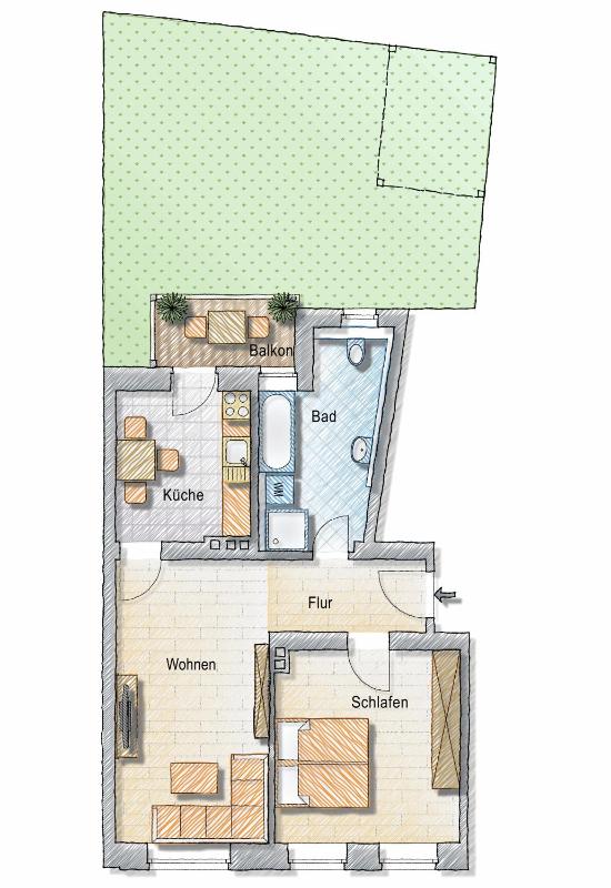 BohnApartments - Altstadtoase - Balkon und Garten - WLAN - image 32