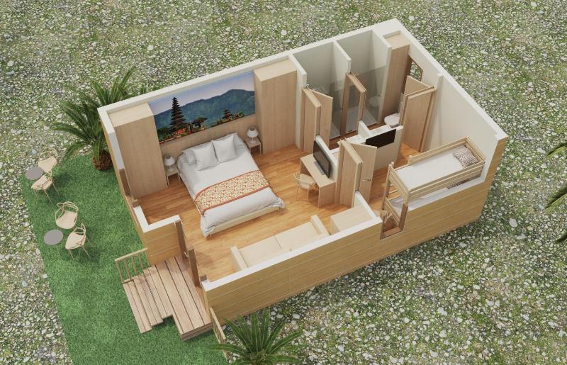 Two-Bedroom Bungalow (3 Adults)  with Access to Terra Natura Park image 3