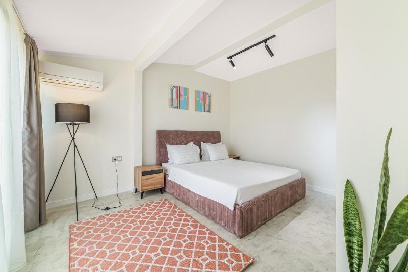 Apartment with Side Sea View and French Balcony image 1