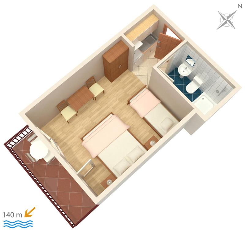 Apartments and rooms by the sea Brela Makarska - 2752 - image 39