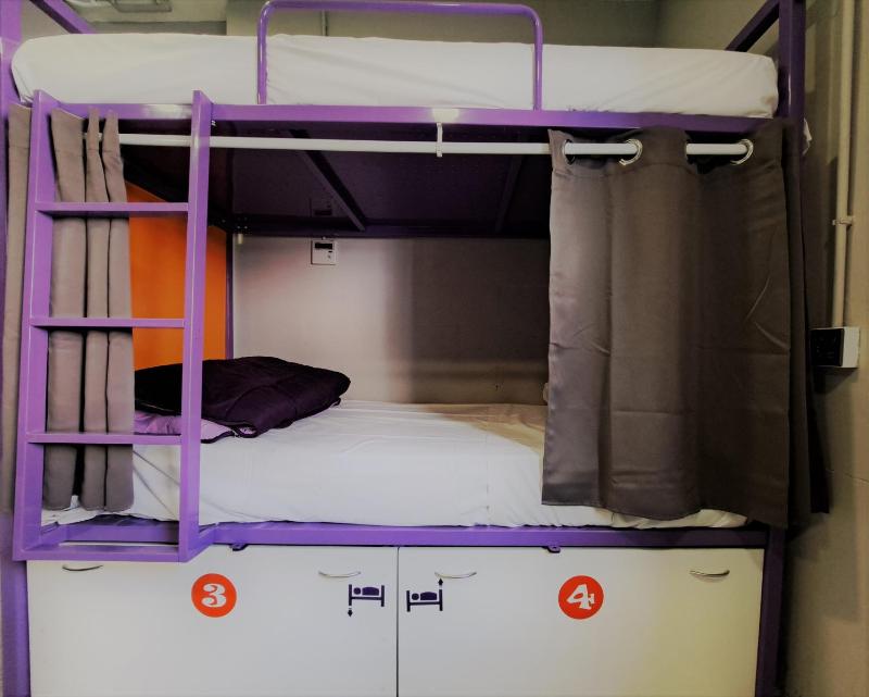 Bed in 6-Bed Mixed Dormitory Room with Shared Bathroom image 4