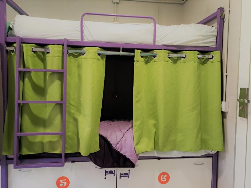 Bed in 6-Bed Female Dormitory Room with Shared Bathroom image 4