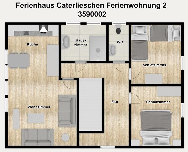 Ferienhaus Caterlieschen Ferienwohnung 2 - image 13
