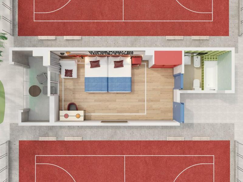 Quadruple Room with Pool View - Basket image 3