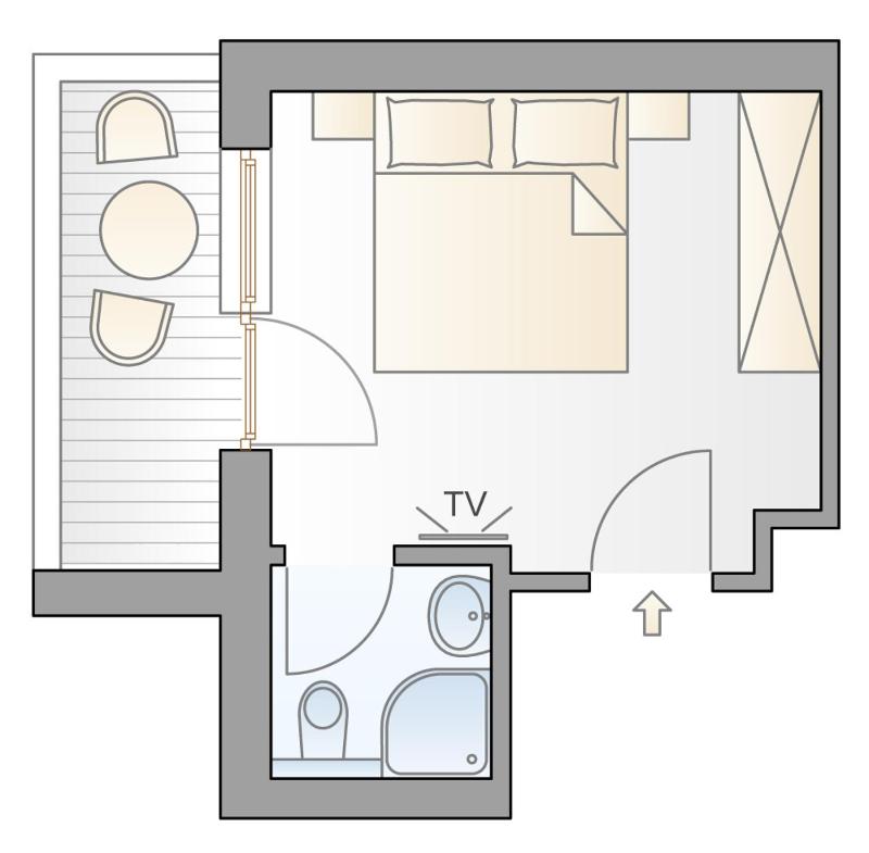 Double Room with Balcony image 4