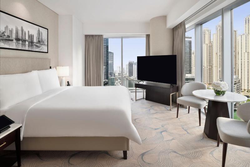 Premier Marina View Suite, King bed, Sofa bed, Club lounge access with Breakfast, Lunch & Dinner, 4PM Late checkout, Including direct access to Dubai Marina Mall & Marina Walk    image 4