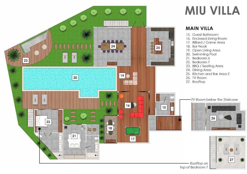 You think you know Canggu - Think again! Stunning LARGE LUXXE 7bed Villa - image 25