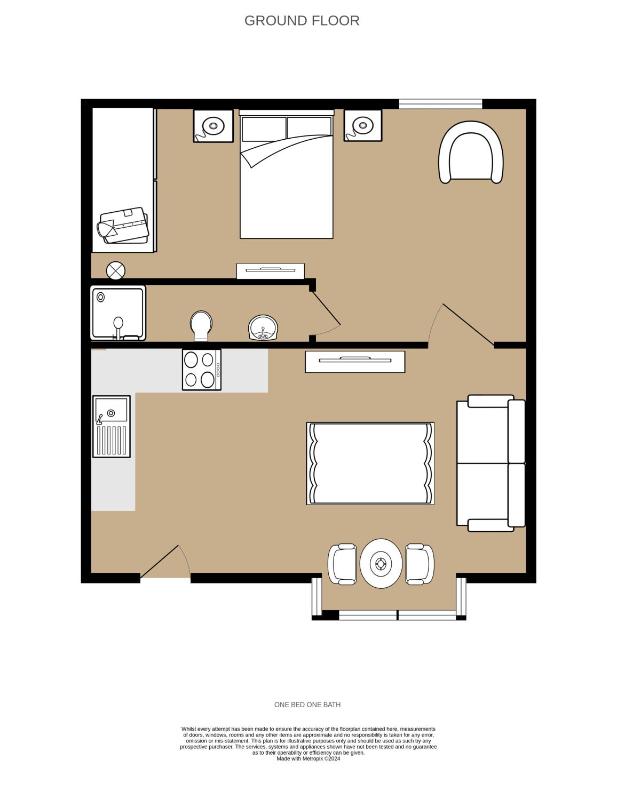 One-Bedroom Apartment image 2