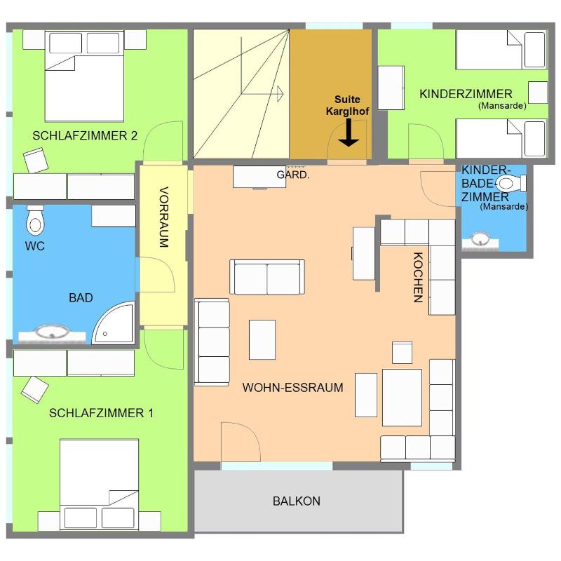 Three-Bedroom Apartment image 2