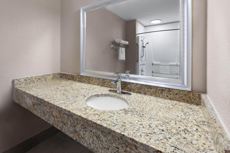 1 King Bed, Mobility/Hearing Accessible Room, Bathtub w/ Grab Bars, Non-Smoking image 3