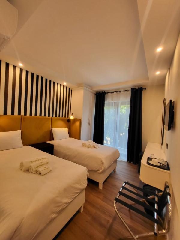 Double or Twin Room with Partial Sea View image 4