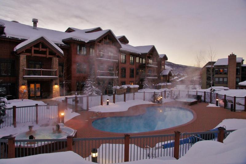 Outdoor Pool and Hot Tub Air Conditioning Covered Deck with Gas Grill Penthouse Level - image 32
