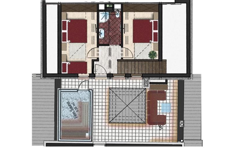 Four-Bedroom Penthouse with Private Sauna image 4