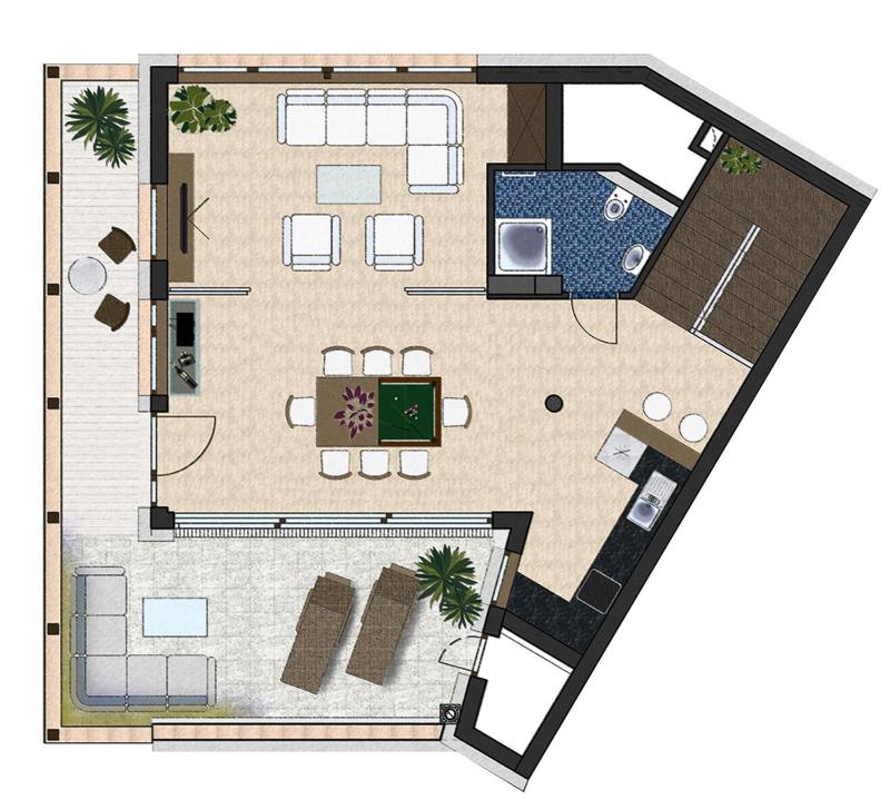 Three-Bedroom Premium Apartment image 3