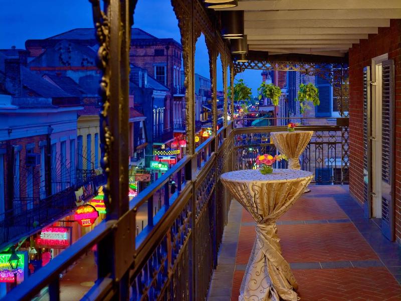 King Room with Balcony with Bourbon Street view  image 2