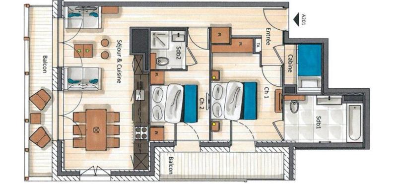 Three-Bedroom Apartment image 1