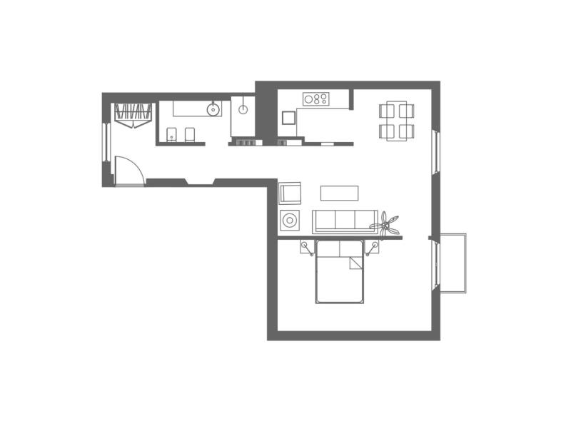 Appartamento con 1 Camera da Letto - Corso Garibaldi 127 image 2