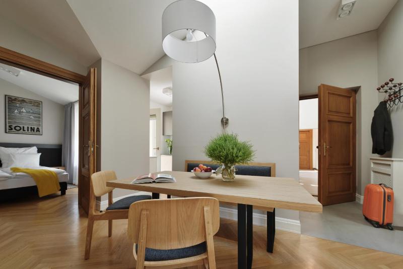 One-Bedroom Apartment with Fireplace image 2
