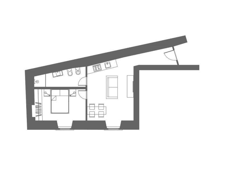 One-Bedroom Apartment - Via Palermo 18 image 2