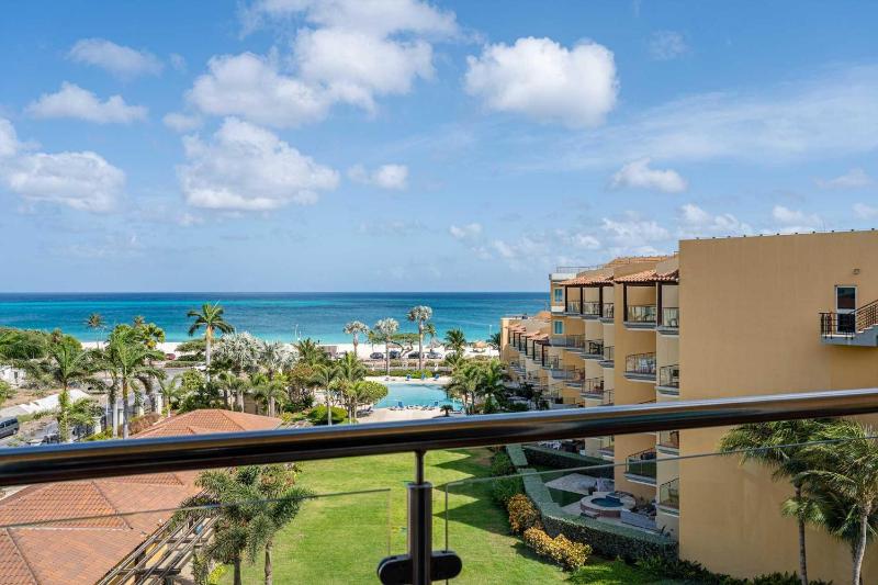 Beachfront- Eagle Beach- Top View 1BR condo - P514 - image 16