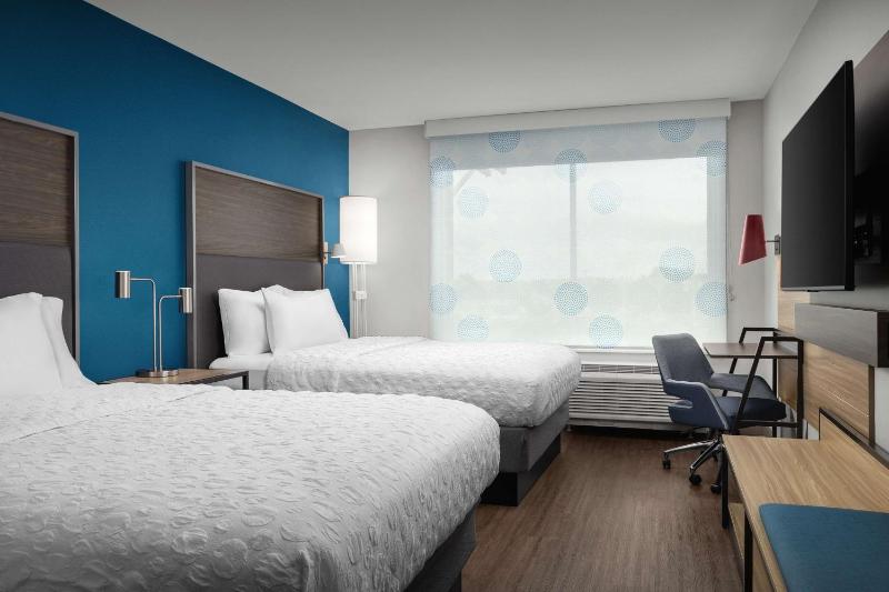 Queen Room with Two Queen Beds and Walk-In Shower image 1