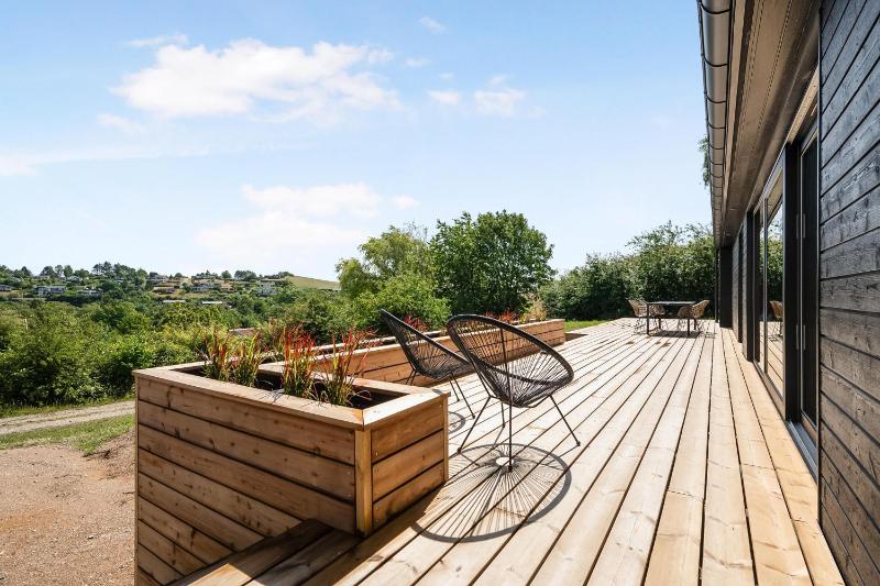 Newly Buily Holiday Home In Handrup With Stunning Views Of The Rolling Landscape - image 20