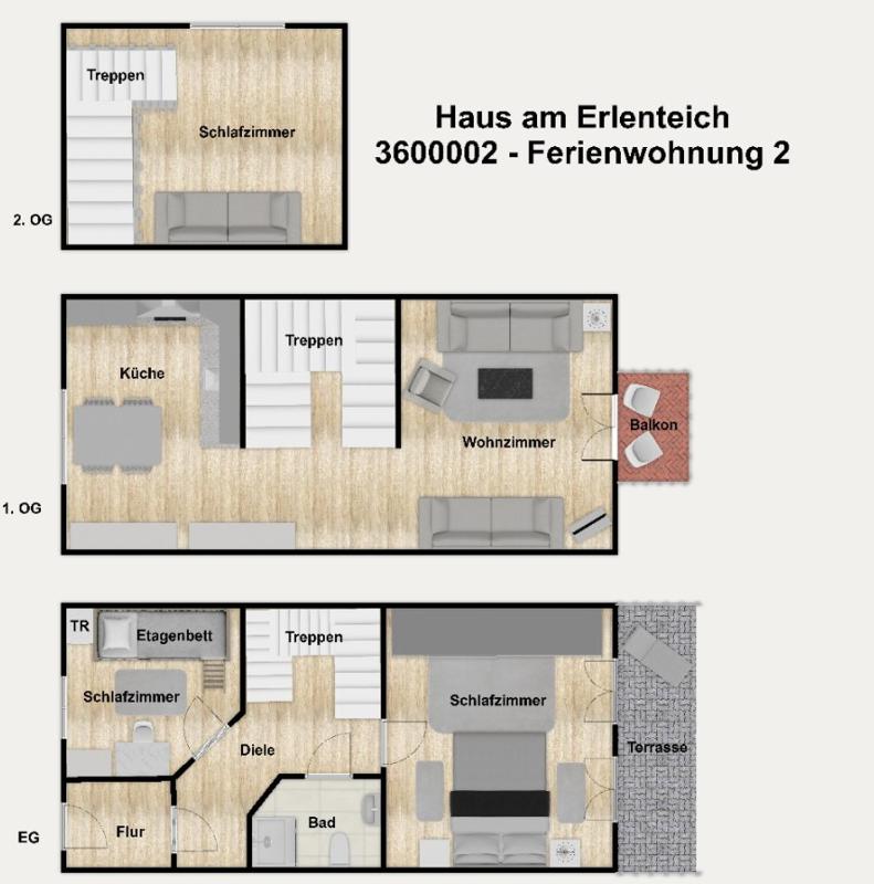 Haus am Erlenteich Ferienwohnung 2 - image 36