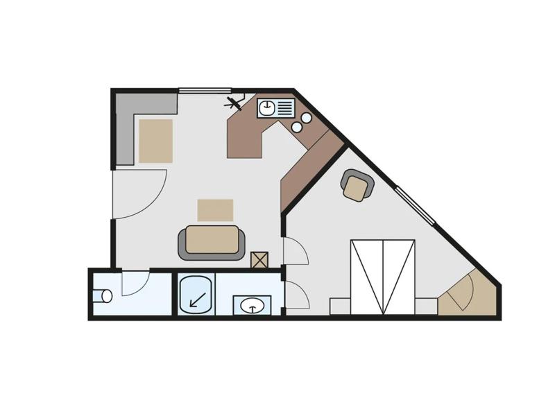One-Bedroom Apartment with Terrace image 2