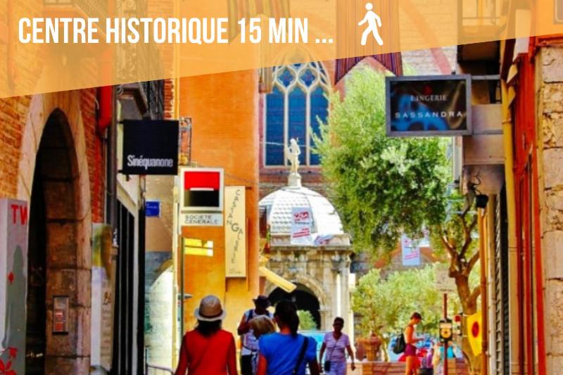 Le Cosy Perpignan Centre fully air conditioned apartment  2 rooms 2 bathrooms free WIFI free parking lift central - image 2