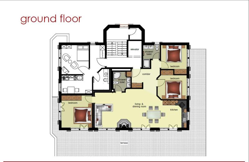 Three-Bedroom Apartment with Terrace and Mountain View image 2