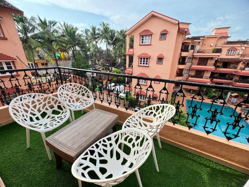 Pool view 1 BHK Near Calangute Beach - image 3