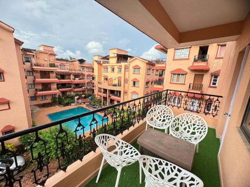 Pool view 1 BHK Near Calangute Beach - image 24